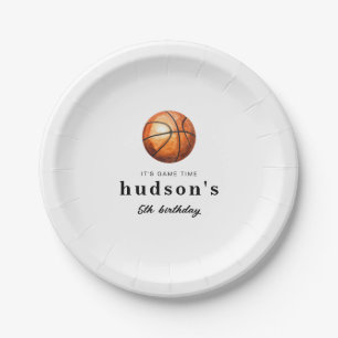 Basketbal Verjaardag Papieren Bord