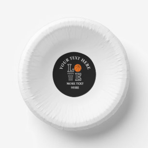 Basketbal verjaardagscadeau, basketbal meisje spel papieren kommen