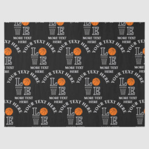 Basketbal verjaardagscadeau, basketbal meisje spel tissuepapier