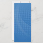 Basketbal verjaardagsfeest uitnodiging (blauw en g (Achterkant)