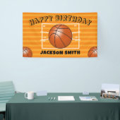 Basketbal Verjaardagsfeestbanner Spandoek (Beurs)