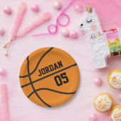 Basketbal Verjaardagspapier Bord (Feest)