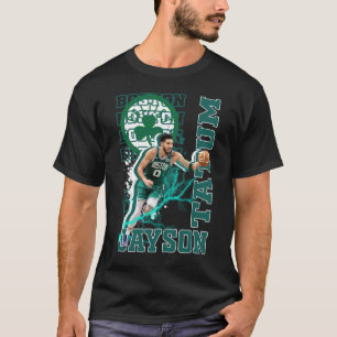Basketbal verovering kracht en precisie in het spe t-shirt