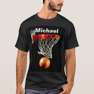 Basketbal vervangen door Jouw naam T-shirt