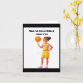 Basketbal Verzamelingen 2 Kaart (Gele Bloem)