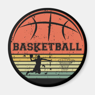 basketbal vintage magneet