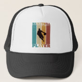 basketbal vintage trucker pet (Voorkant)