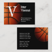 Basketbal Visitekaartje (Voorkant / Achterkant)
