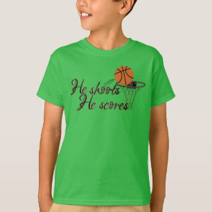 Basketbal Vneck T-shirt