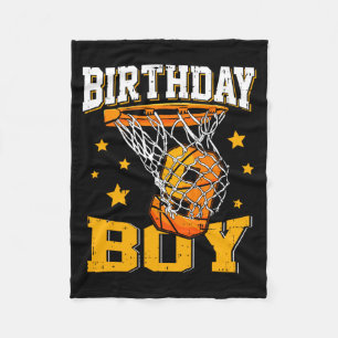 Basketbal voor 9e verjaardag jongen 9 jaar basketb fleece deken
