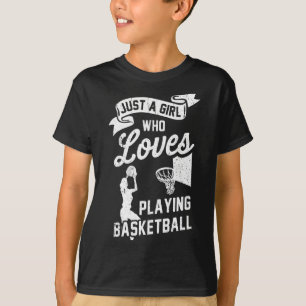 Basketbal voor coach speler jongens meisjes mannen t-shirt
