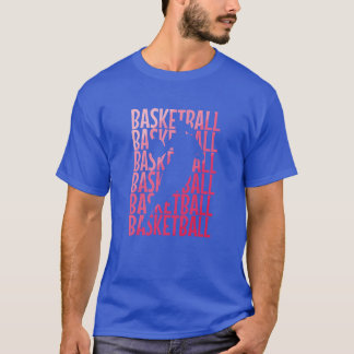 Basketbal Vrouwen Meisjes Sport retro T-shirt