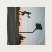 Basketbal Wandkleed (Voorkant (horizontaal))