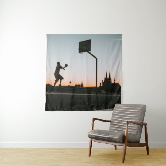 Basketbal Wandkleed (In situ)