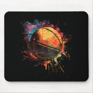 Basketbal Waterverf basketbalspeler Tekening Ar Muismat