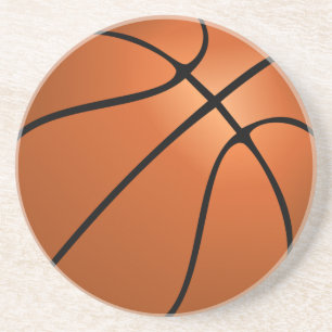 basketbal zandsteen onderzetter