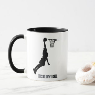 Basketbal: zo rol ik Tiener Kinder jongens Mok