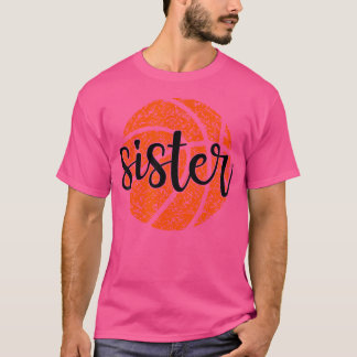 Basketbal Zuster Meisje T-shirt Verdrietig Sport F