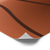 Basketbalachtergrond Poster (Hoek)