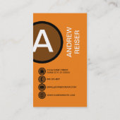 basketbalbel visitekaartje (Achterkant)