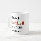 basketbalcoach koffie-mok koffiemok (Voorkant links)