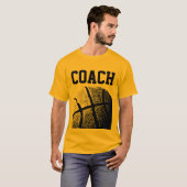 Basketbalcoach t shirt |  (Voorkant volledig)