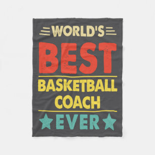 Basketbalcoach Werelds basketbalcoach Eve  Fleece Deken