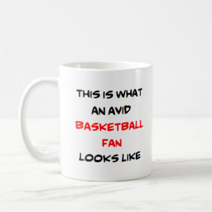 basketbalfan, enthousiast koffiemok