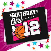 Basketbalfeestje voor 12-jarigen Verjaardag meisje
