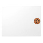 Basketbalgezicht Notitieblok (Voorkant)