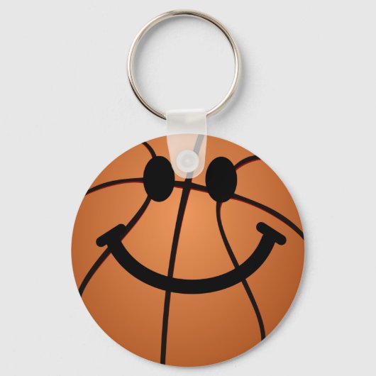 Basketbalgezicht Sleutelhanger (Voorkant)