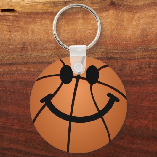 Basketbalgezicht Sleutelhanger (Voorkant)