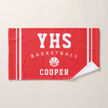 Basketbalicoon, aangepaste naam & school, teamcade