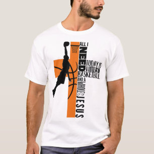 Basketbaljongen krijgt Kinder Mannen Alles wat ik T-shirt