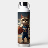 basketbalkat, waterfles (Voorkant)