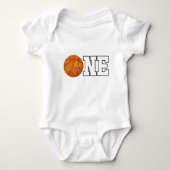 Basketball 1 september 2011 Baby-badpak Romper (Voorkant)