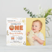 Basketball 1er anniversaire Invitation Sport Party (Debout devant)