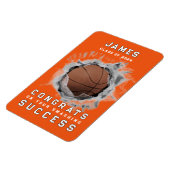 Basketball 2025 - Magnet des félicitations (Côté Gauche)