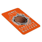 Basketball 2025 - Magnet des félicitations (Côté Droit)