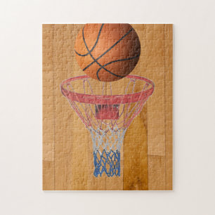 Basketball - 3D-effect Legpuzzel