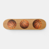 Basketball - 3D-effect Skateboard (Horizontaal)