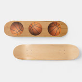 Basketball - 3D-effect Skateboard (Horizontaal)