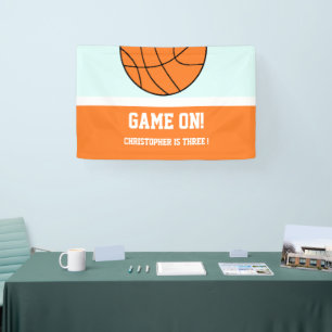 Basketball 3rd Birthday Spandoek