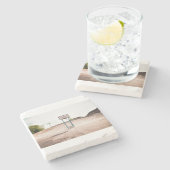 Basketball 85 stenen onderzetter (Zijkant)