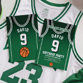 Basketball Anniversaire Fête Invitation