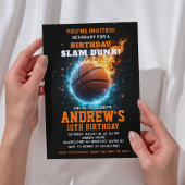 Basketball Anniversaire Fête Invitation