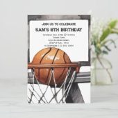 Basketball Anniversaire Invitation Basketball Part (Debout devant)