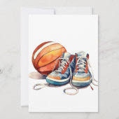 Basketball Anniversaire Invitation Basketball Part (Dos)