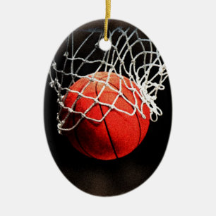 Basketball Art Keramisch Ornament