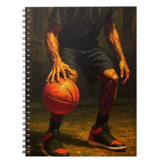 Basketball Art Notebook - Sports Design Journal (Devant)
